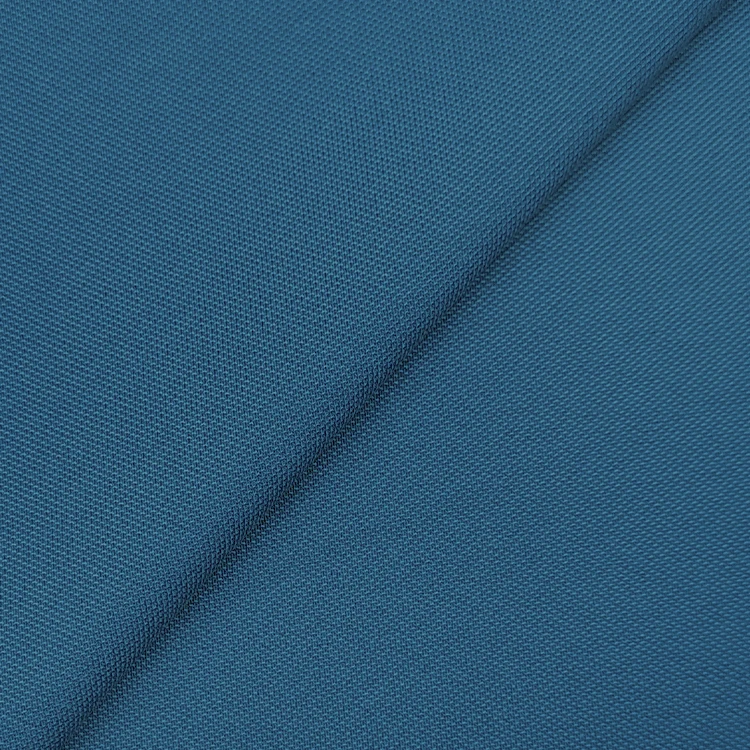 220 GSM Knit Polyester Fabric Pique Material, Custom Colors Stretch Cotton Pique Fabric for Polo T-shirt/ factory