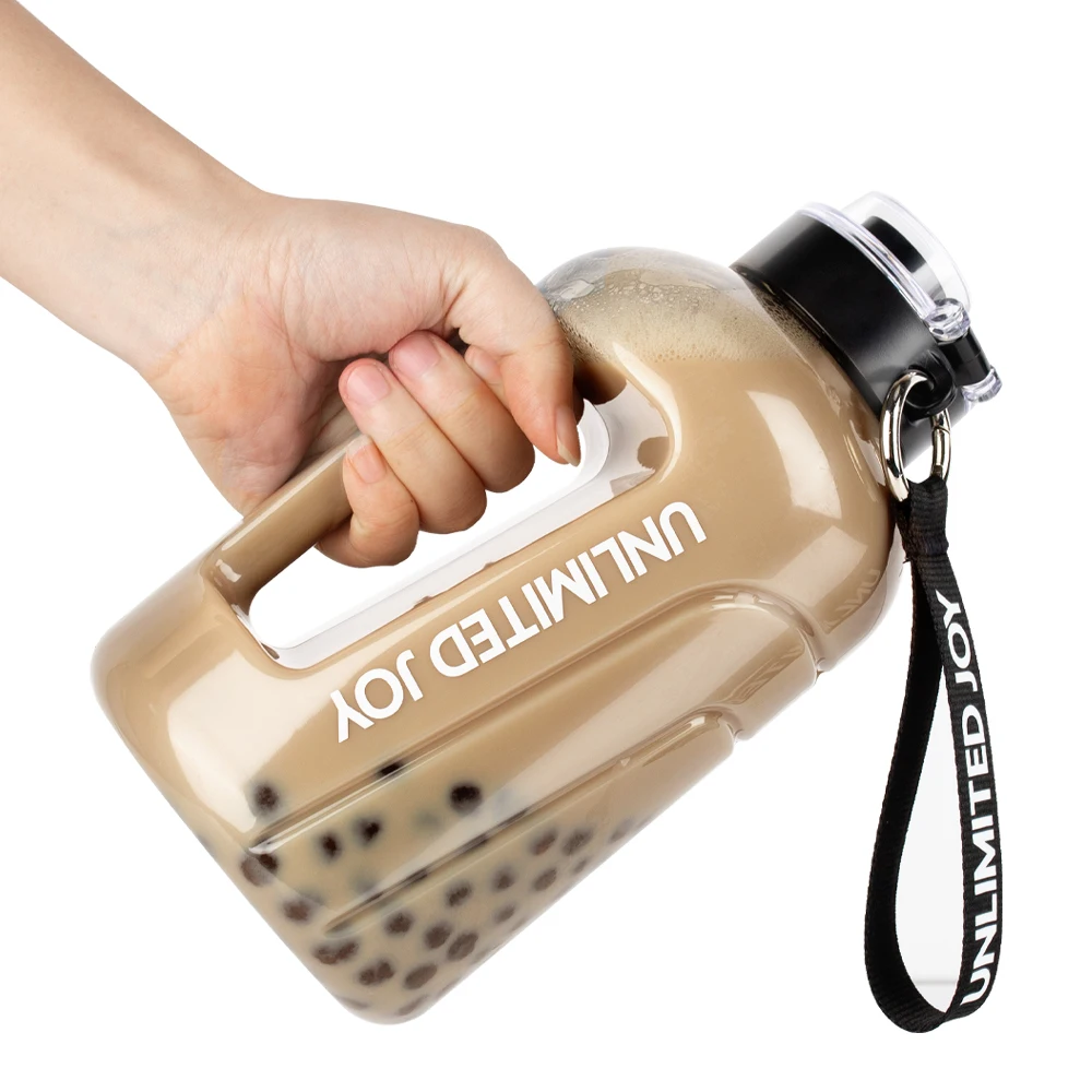 1.5L 2.5L Half Gallon Water Bottle with Times with Straw Water Jug  Motivational Large Water Bottle Big Sports Water Bottle with Time Marker  for Gym - China Jug and Bottle price