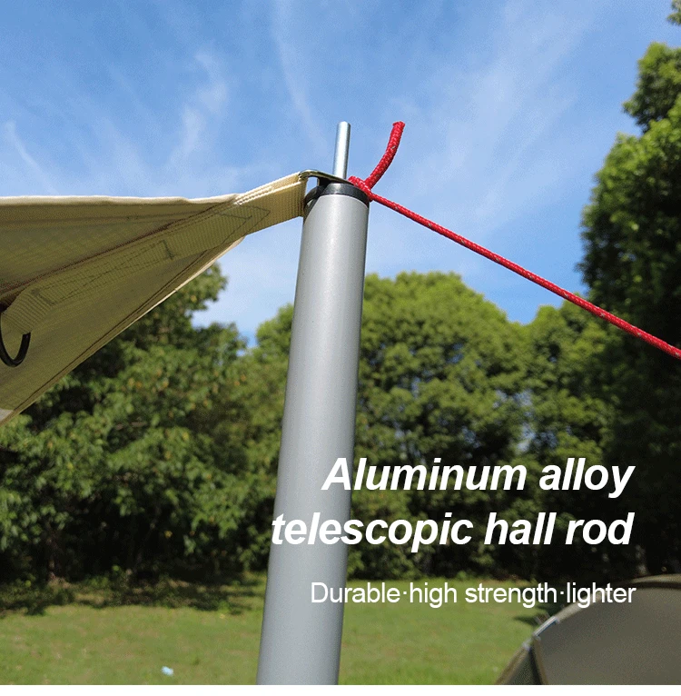Customized Rison New Arrival Telescoping Tarp Poles, Outdoor Gear ...