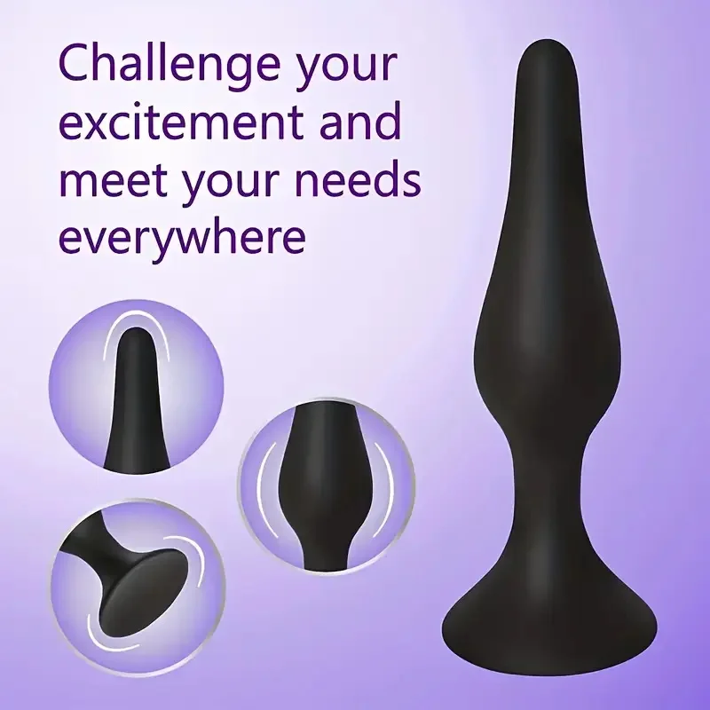 Silicone Butt Plug Anal Dilator - Body Safe & Hypoallergenic