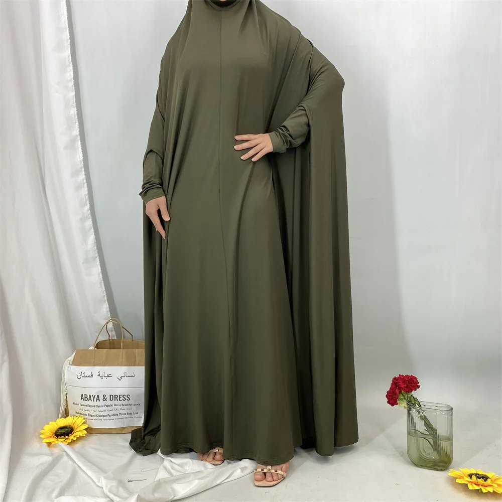 Wholesale Premium Stretch Jersey Spandex for Jilbab Abaya Basic Traditional Islamic One Piece Full Length Prayer Dress for Wholesale Premium Stretch Jersey Spandex for Jilbab Abaya Basic Traditional Islamic One Piece Full Length Prayer Dress for