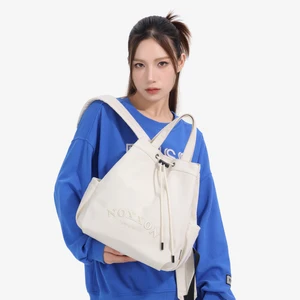 NOXXON Custom logo Large Capacity Sports Backpack with Pocket Casual Leisure Fitness Drawstring Backpack for Students