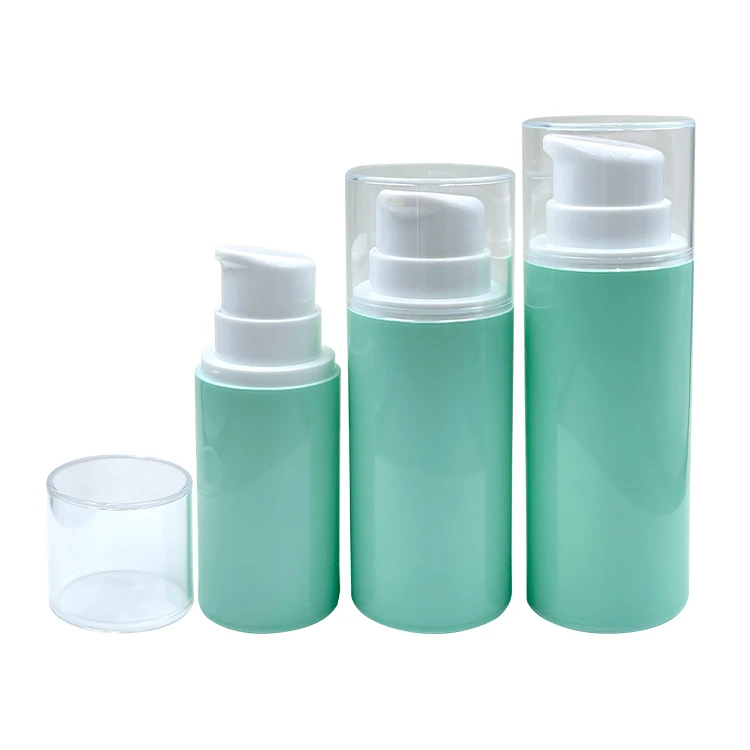 50ml 100ml 120ml  Green Packaging Recycled Airless Cream Pump Bottle PP cosmetic Lotion Bottle