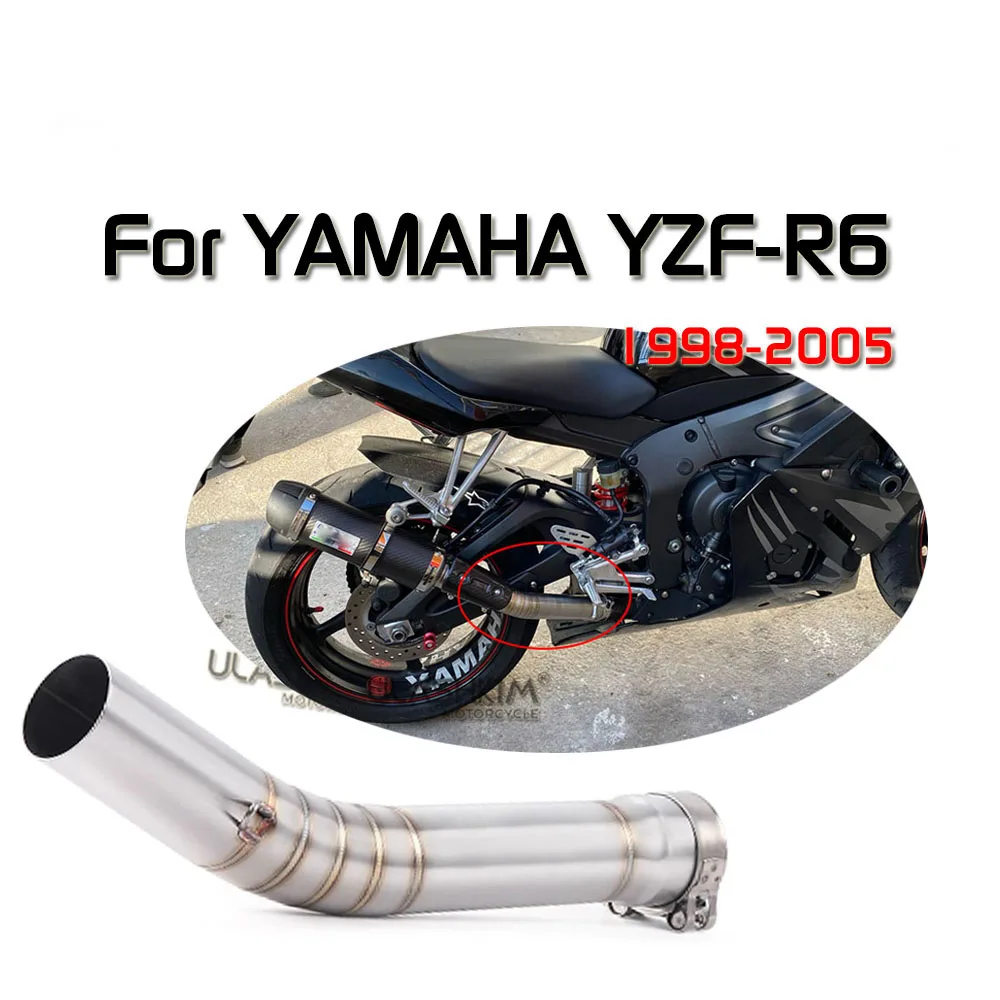 ヤマハYZF-R6 R61998-2005モーターサイクル51mmリンクパイプシステム