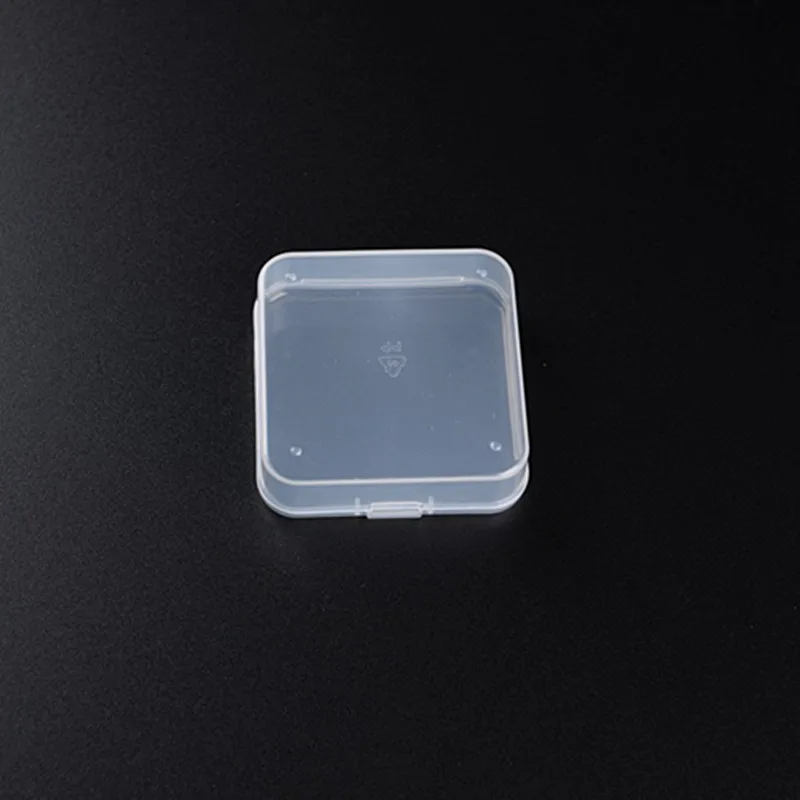 Transparent multi sizes plastic boxes wholesale custom mini jewelry storage box portable pill travel container