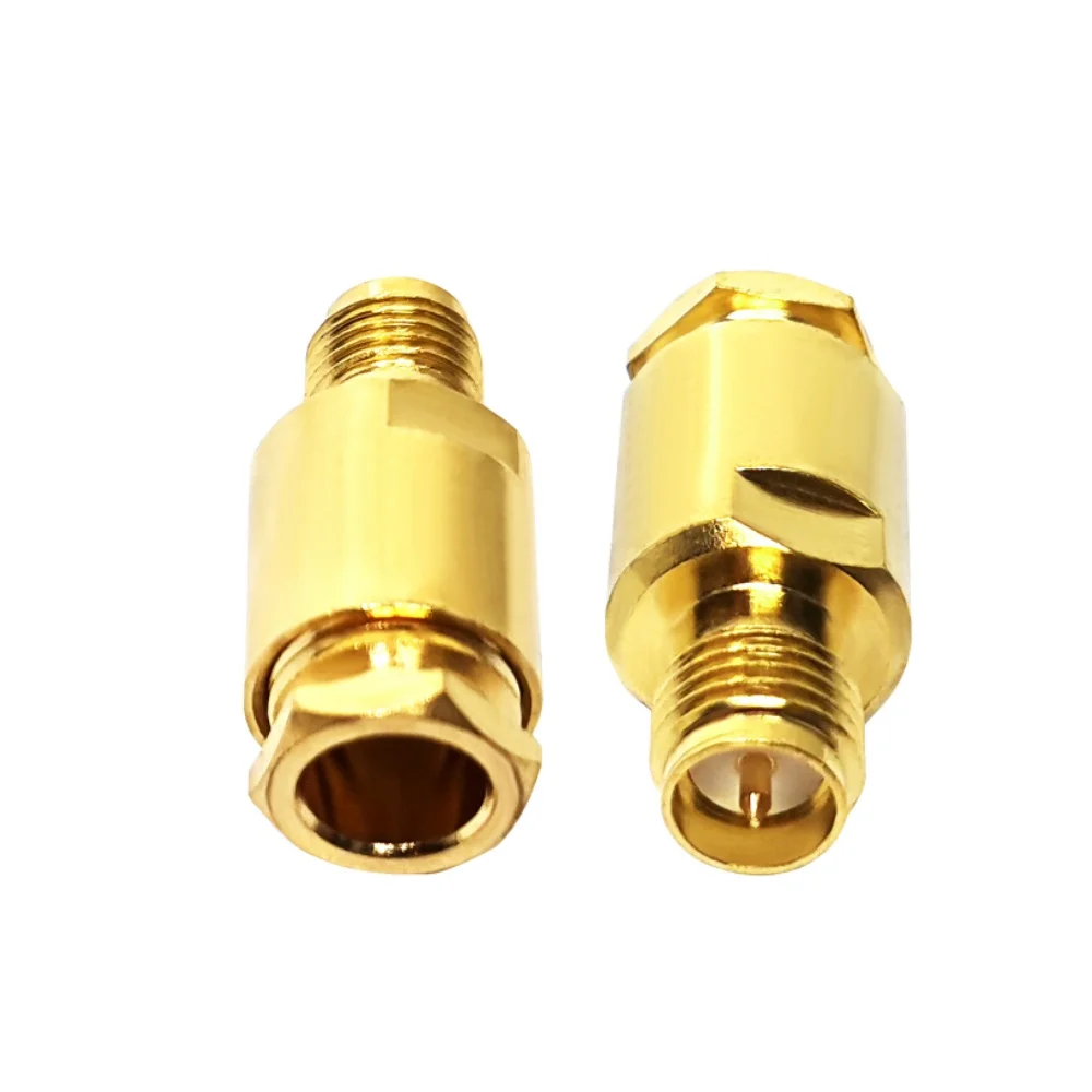 RF Coax Coaxial Connector Reverse Polarity RP SMA Female Jack Clamp for LMR200 LMR195 RG223 RG58 Cable