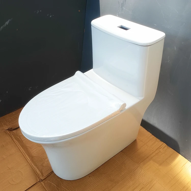 Chaozhou Sanitary Ware One Piece Siphonic Toilet Bowl Ceramic S-trap Toilet Seat