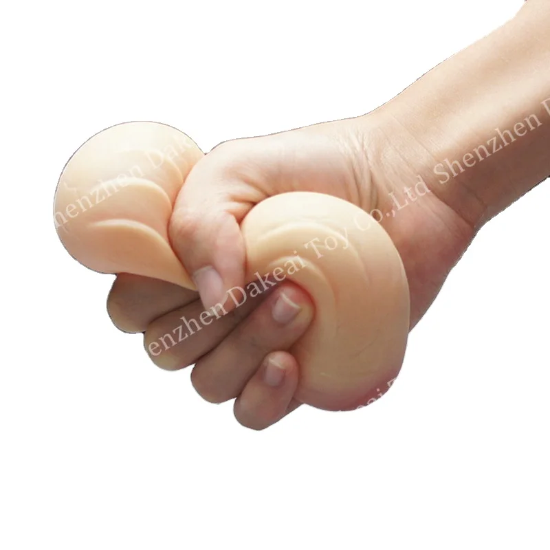 Оптовая продажа антистрессовый мяч снятие стресса мягкая резиновая сенсорная игрушка секс-игрушки для взрослых яички мячи