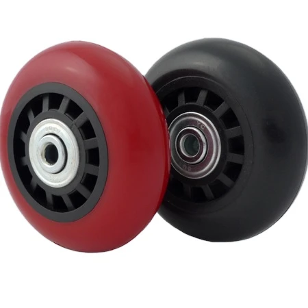 Factory wholesale high quality clear black grey orange red 38mm 42mm 50mm 63mm 70mm 75mm 100 orange PU skate wheel made in china