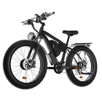2025 OEM Electric Bike UK Stock 2000W 48V 26\" Motor Lithium Battery Fat Tire for Mountain Snow Popular City Style 2025 Ebike