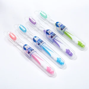 High Quality Soft Nylon Bristled Adult Plastic Toothbrush Customizable Logo Biodegradable Disposable Direct from Chinese Factory