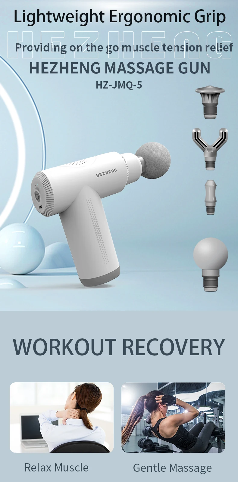 New 2023 Products Mini Handheld Percussion Muscle Massage Gun Portable Fascia Relaxation Gun for Body Deep Massage