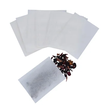 100 X 120mm Disposable Heat Sealing Food Grade Filter Paper Tea Bags, For Coffee Powder /Salt Bath/ Carbon Package (100pcs/bag)