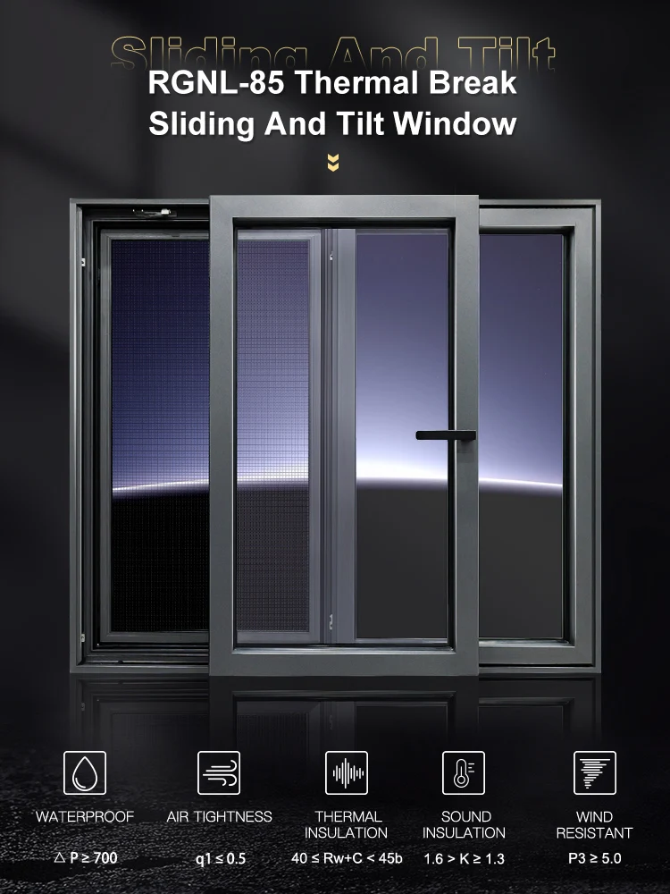 Rogenilan Tilt And Turn Drifting Window Casement Window Double Glazed 