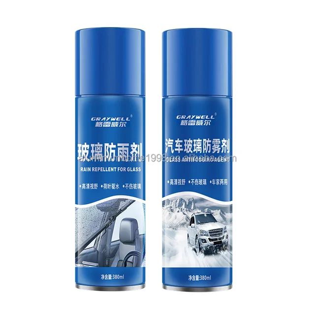 380Ml Bottle Packaging Not Damaging Glass Prevent Oil Stains Glare Spray Water Repellent Spray