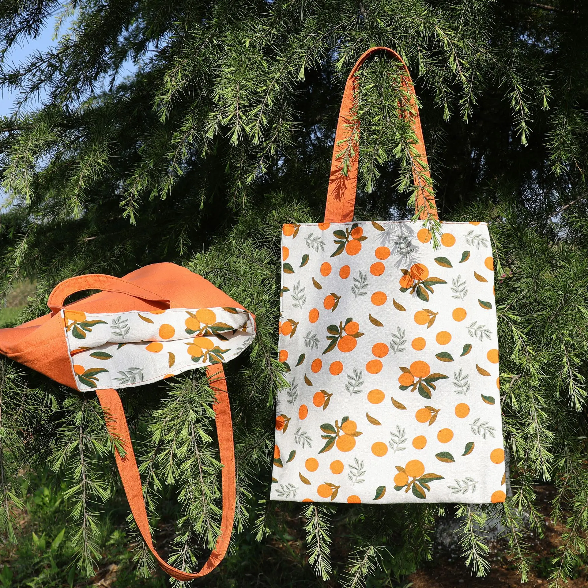 Para El Bolsos De Algodon Pintar Bolsas Telas Para Bolsas De Mano - Main Image