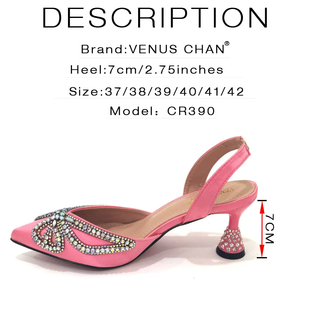 Stylish women's pointed rhinestone sandals with a matching square box bag - shoe bag combo set. High-quality, fashionable and durable accessories for women