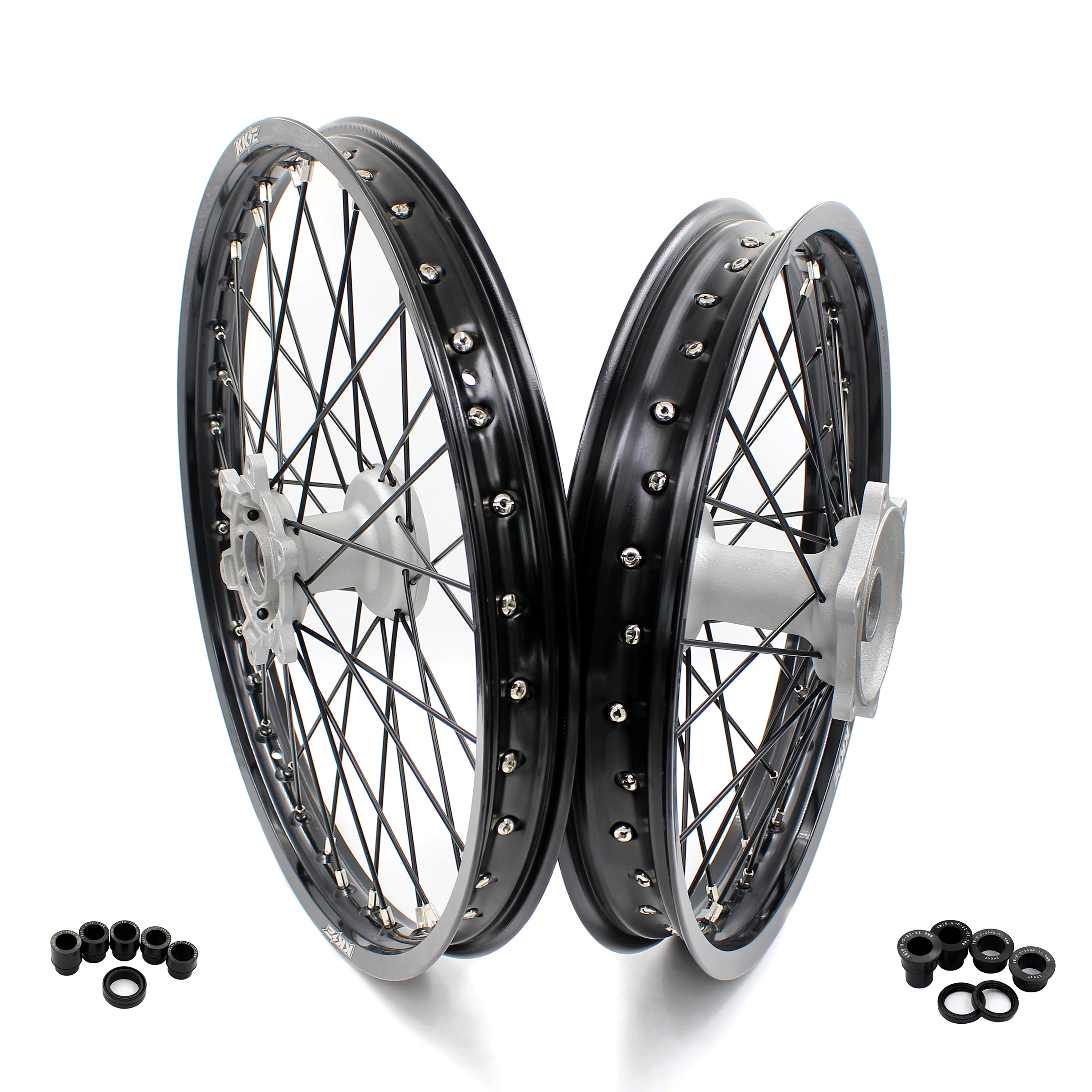 KKE Off-Road Motorcycle Cast Wheels Rims Set for YAMAHA YZ125 