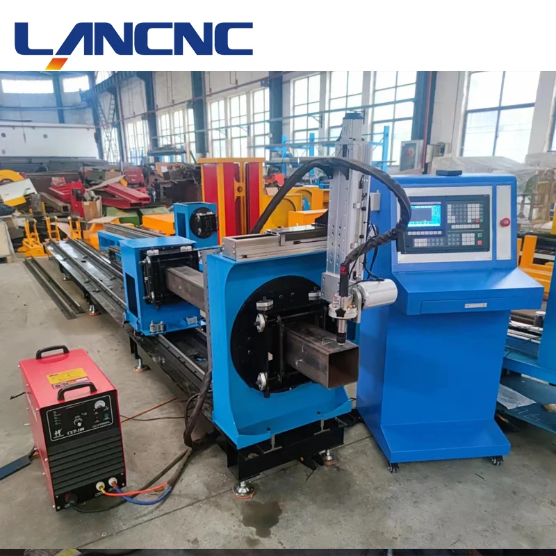 Automatic Cnc Plasma Hollow Section Cutting Machine square and Round Tube Cutting Machine
