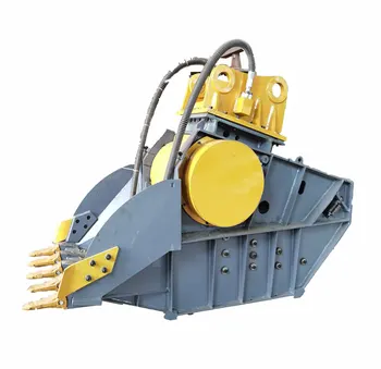 10-50 tons high quality excavator crusher bucket for road and railway infrastructure