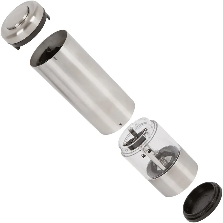 Electrical Battery Operated Pepper Mill Stainless Steel Electric