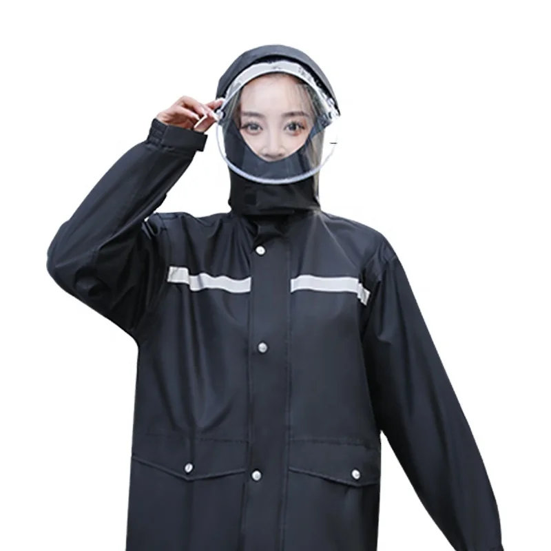 Men's Waterproof Two-Piece Work Outdoor Suit with Hood Pant raincoat for Motorcycle rain coat