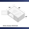 Shaker blanc-W361824
