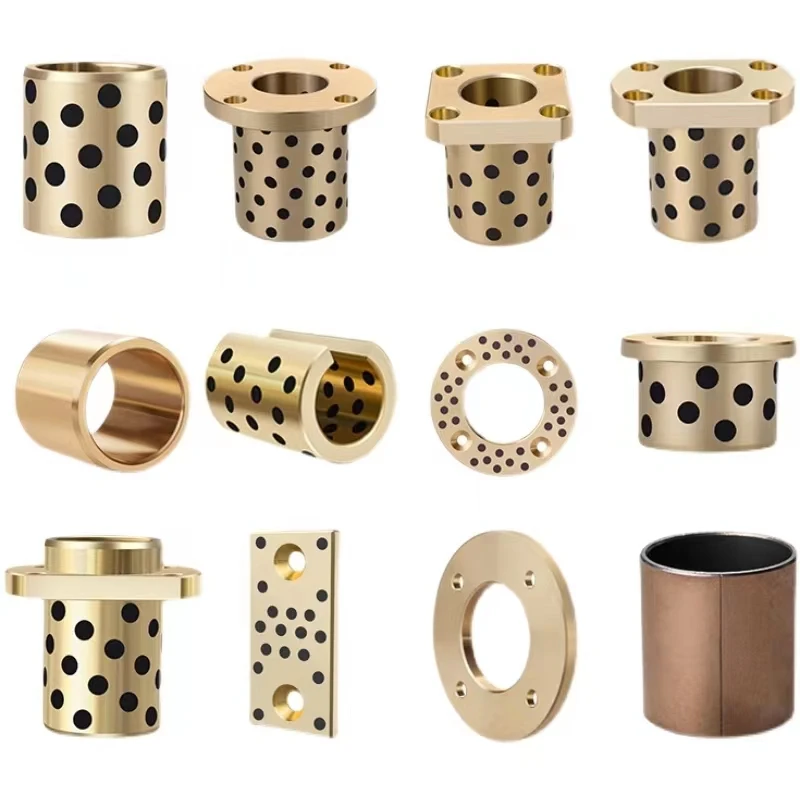 Oem Available Bronze Bushing Flanged Brass Bimetal Bushing Slide Copper