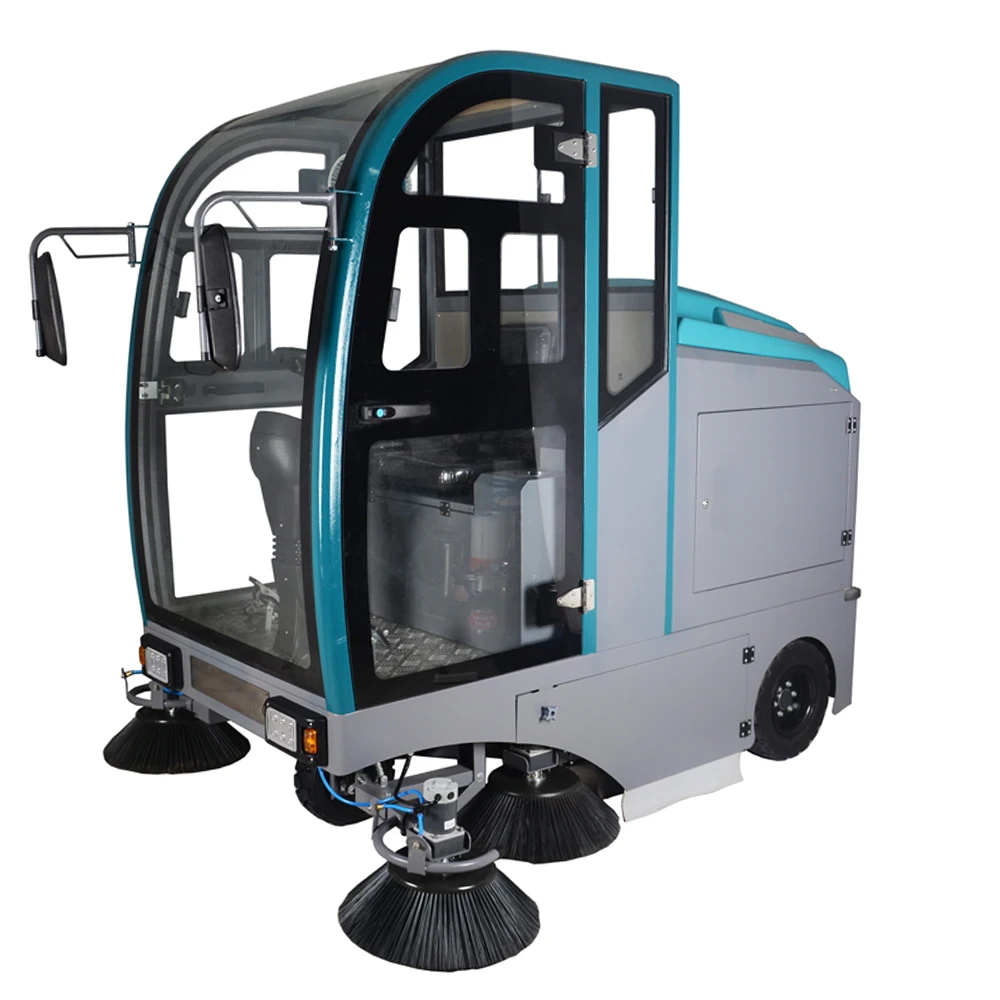 PB210 High Performance Durable Powerful Dust Control System Road Sweeper Car