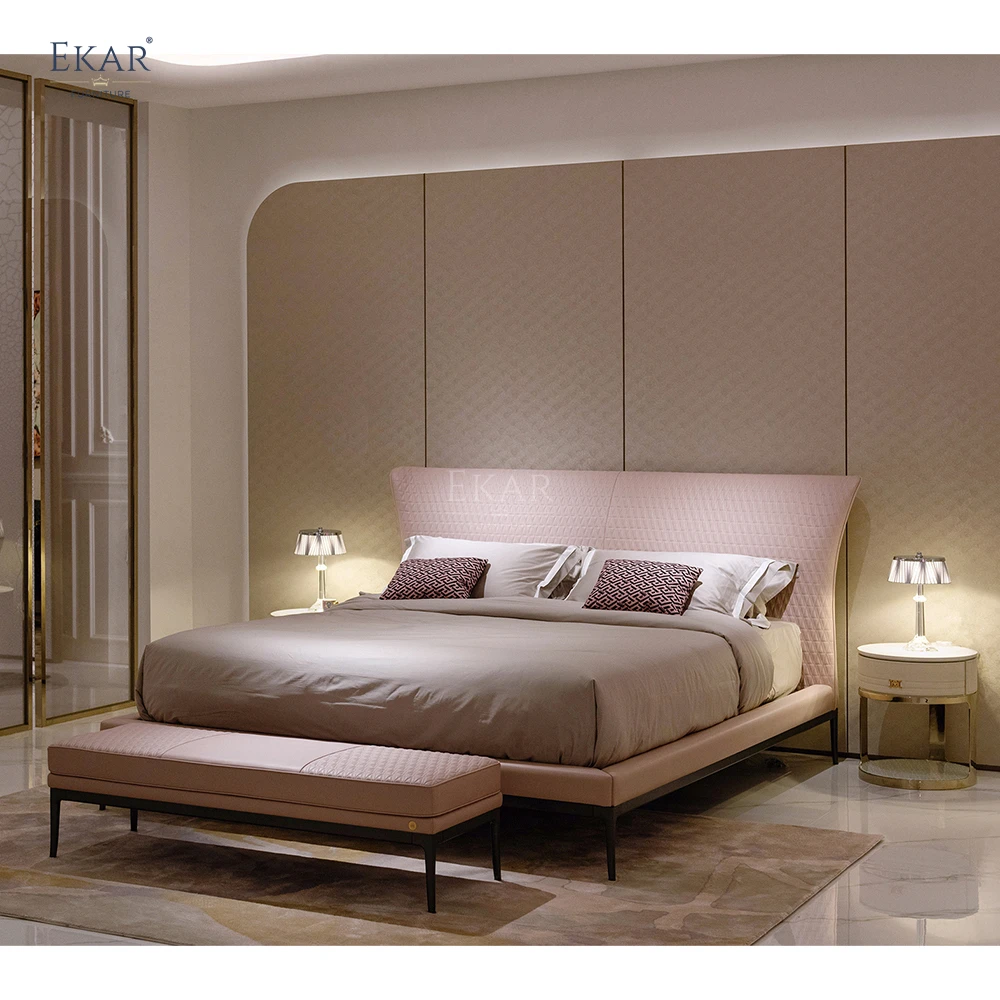 product timeless luxury solid bronze metal bed with midnight black base-61