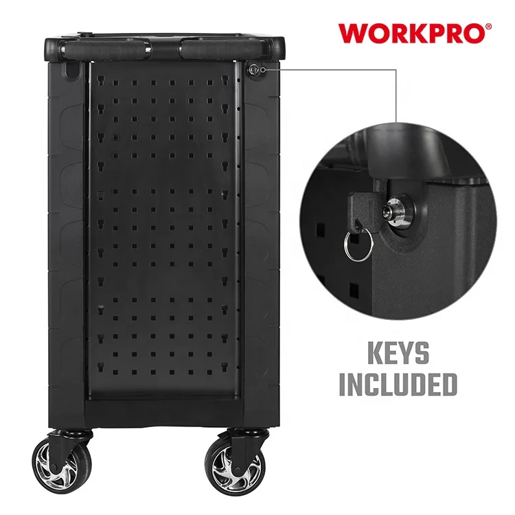 WORKPRO 7 Drawer Tool Box Roller Cabinet - Efficient Tool