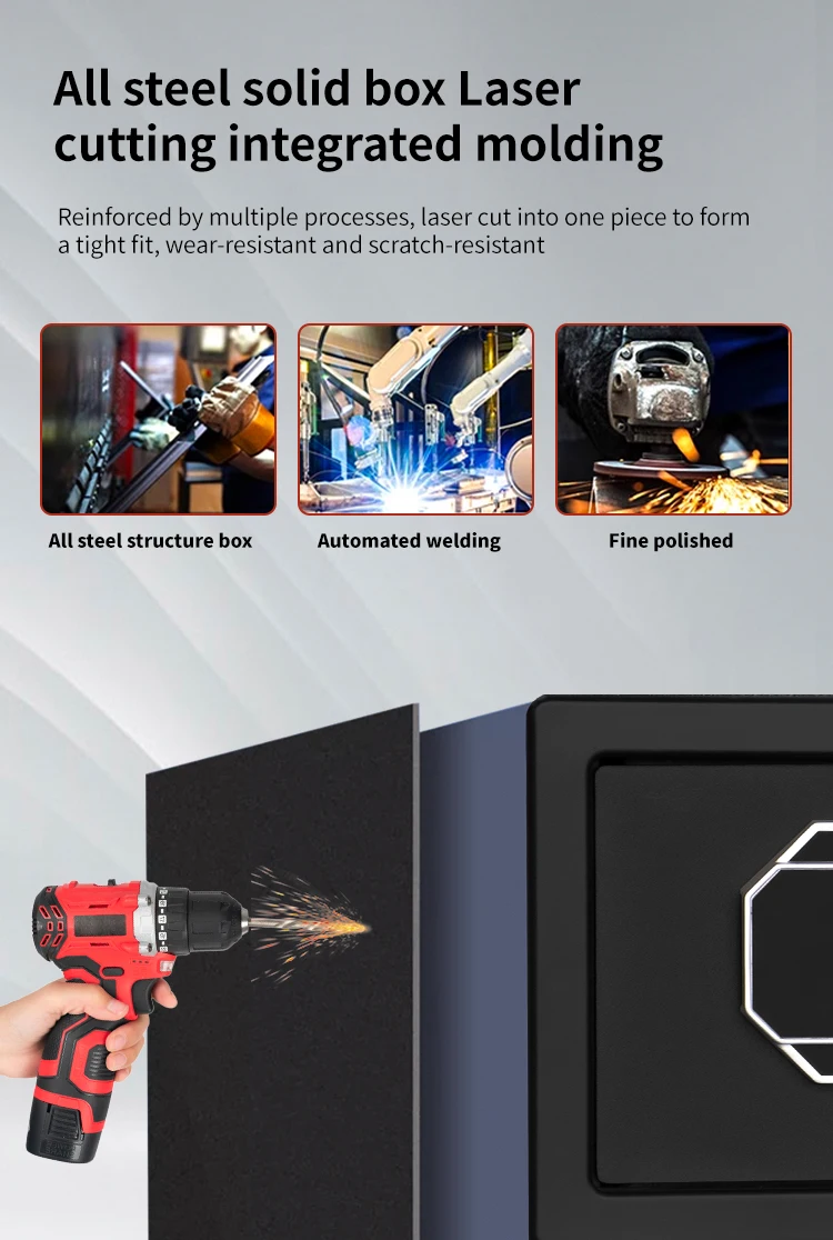 CEQSAFE China Professional Customized Portable Steel Small Deposit Hotel Safe Box for Money factory