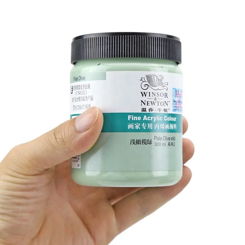 Winsor and Newton Level S1 From 60 Colours of 300ml Artist Grade Acrylic Liquid Paints Pigment for Art Supplies
