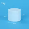 Blue cream jar