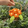 Orange Puff Basket
