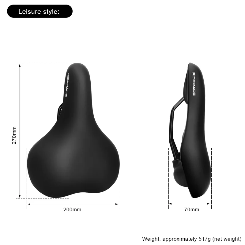 Selle de Vélo, Selle Velo Ergonomique Siège de Vélo Confortable