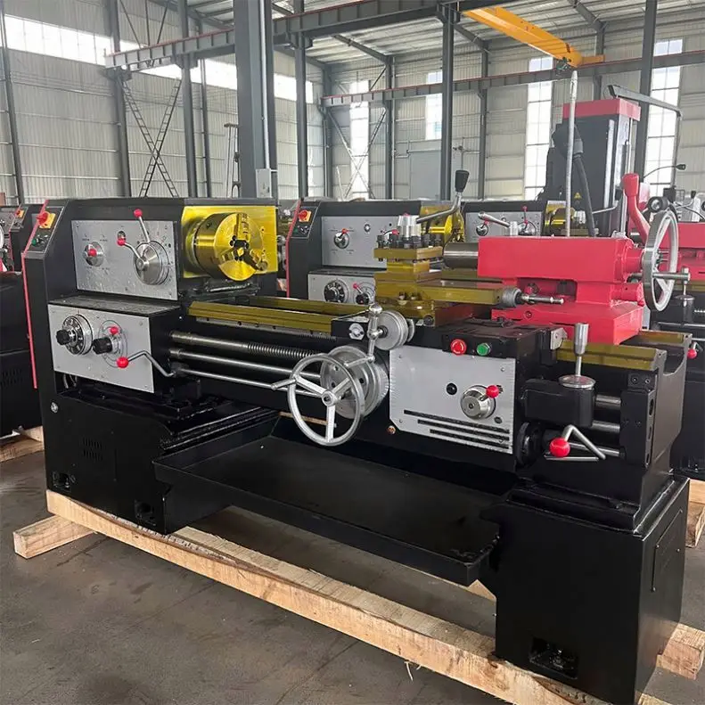 TEBAK High Precision C6136 Ordinary Lathe Horizontal Lathe Rotary Parts Turning Metal Processing Lathe Machine