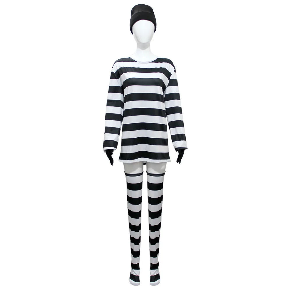 black and white striped dress halloween costume Male Patent Leather Dress Shoes Uniform main image 1