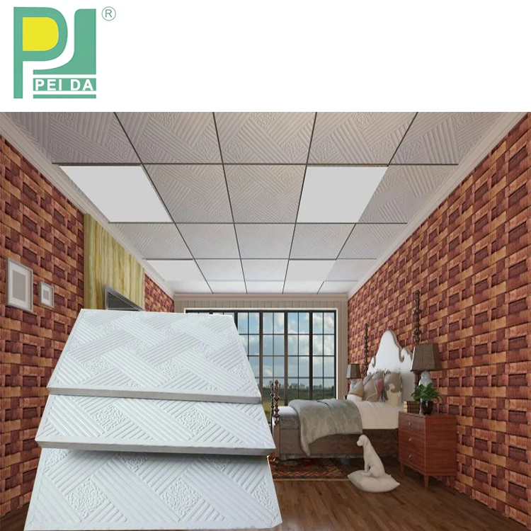 Gypsum False Ceiling Decorative Board Design Classroom Roof Ceiling