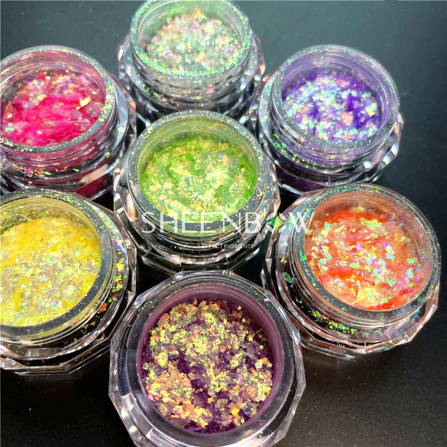 Multichrome Flakes Colorfly Chameleon Flakes For Eyeshadow - Buy ...