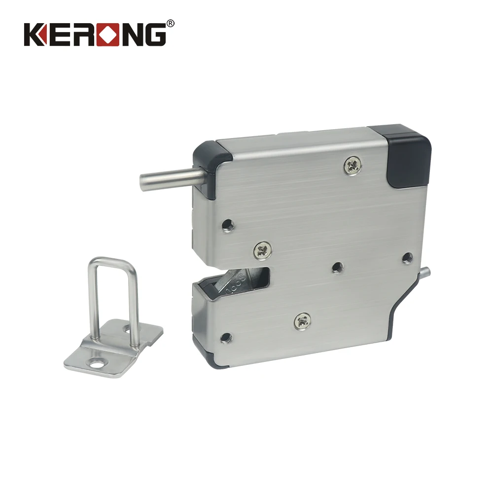 KERONG Outdoor Electric Remote Rotary Latch Concealed Concealed Electric Lock for Parcel Locker Cabinet