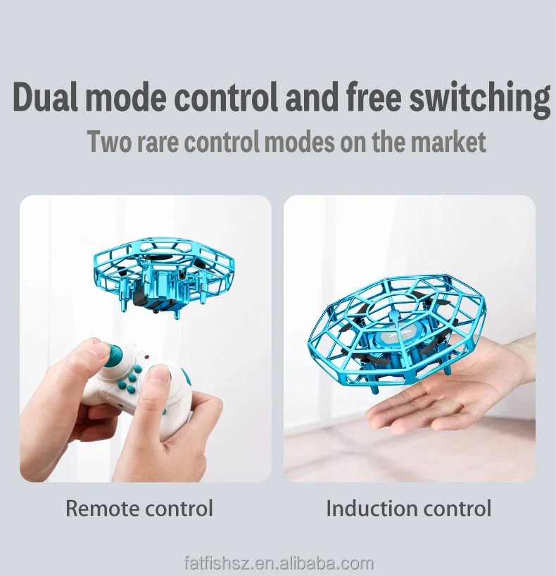 Elves 3 Rc Mini Drone Ufo Hand Controlled Flying Ball Induction Flying