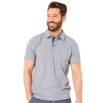 Wholesale Men's Slim Fit for Polo Shirts Extra Large Size Knitted Fabric Cotton and Spandex Embroidered Techniques for Golf