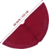 48inch tree skirt - Red