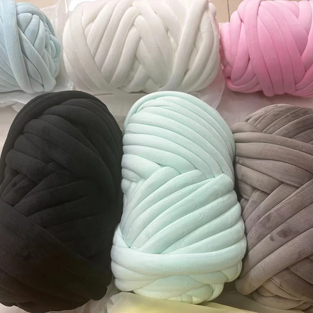 Wholesale Cotton Tube Yarn Soft, Chunky, and Versatile