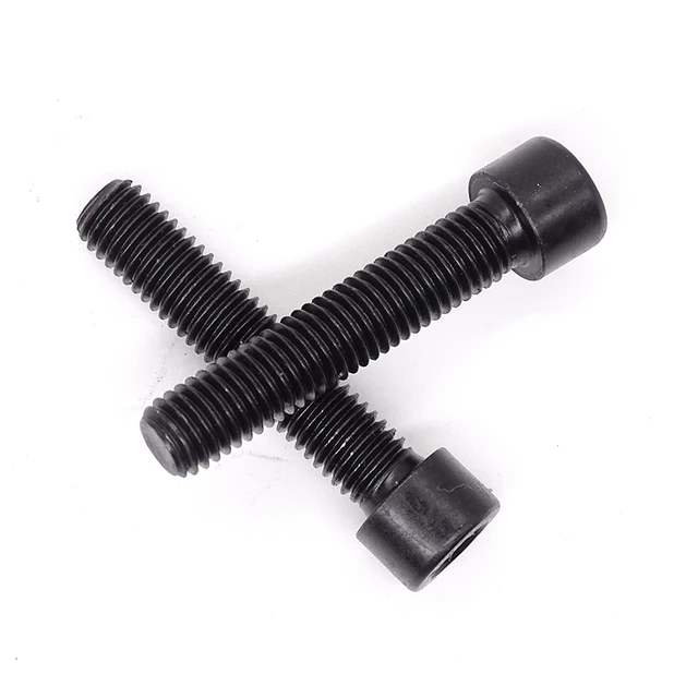 Factory Direct Sales 12.9 Grade Carbon Steel High-Strength Cylindrical Head Hexagon Bolts M3m4m5m6m8m10m12