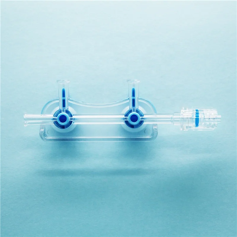 Tianck Medical Manufacturer Single-use Disposable Supplies Intervention 2 or 3 Ports Manifold