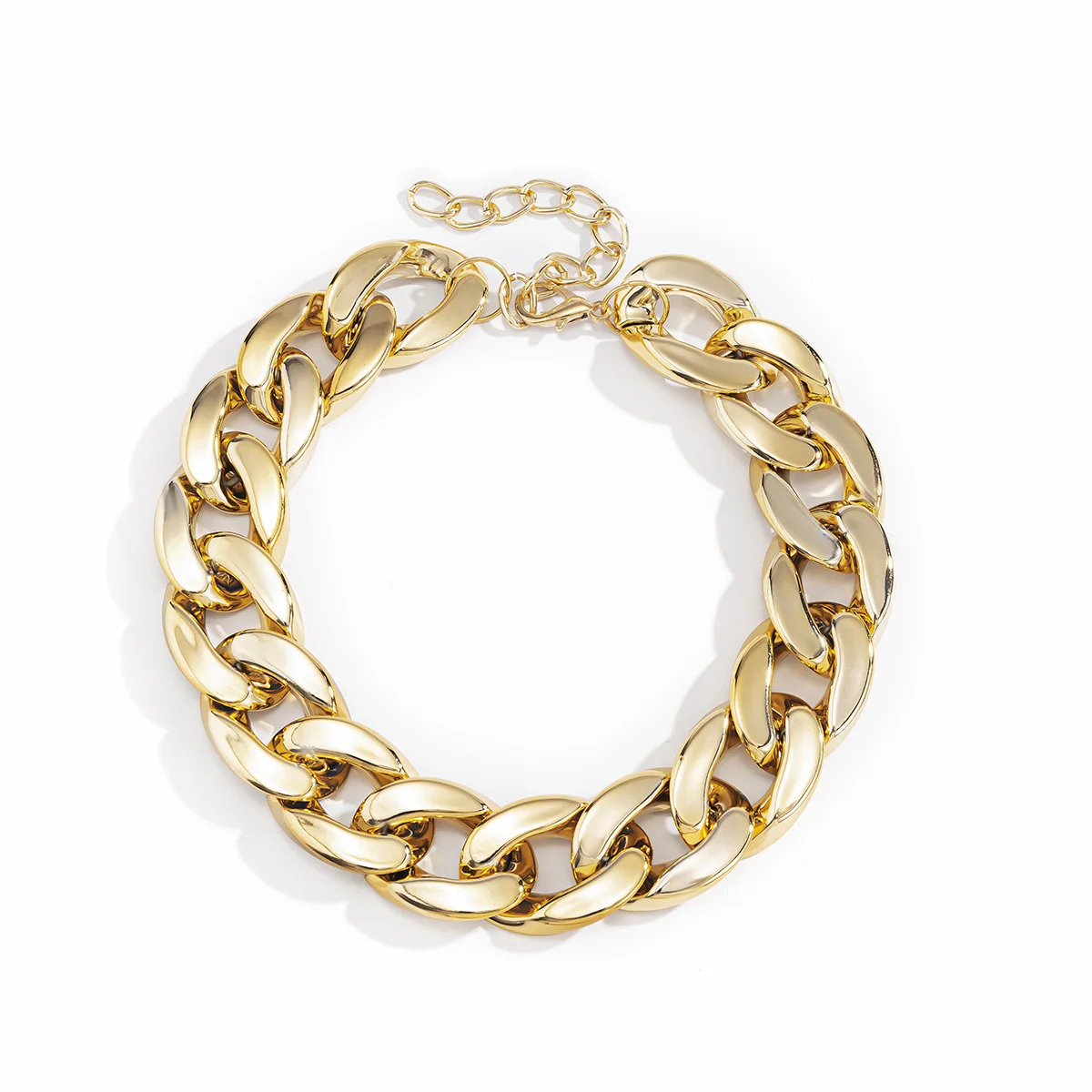Collana Cubana Dorata Per Donna – Catena In Oro Elegante E Leggera, Accessorio Raffinato Per Ogni Occasione