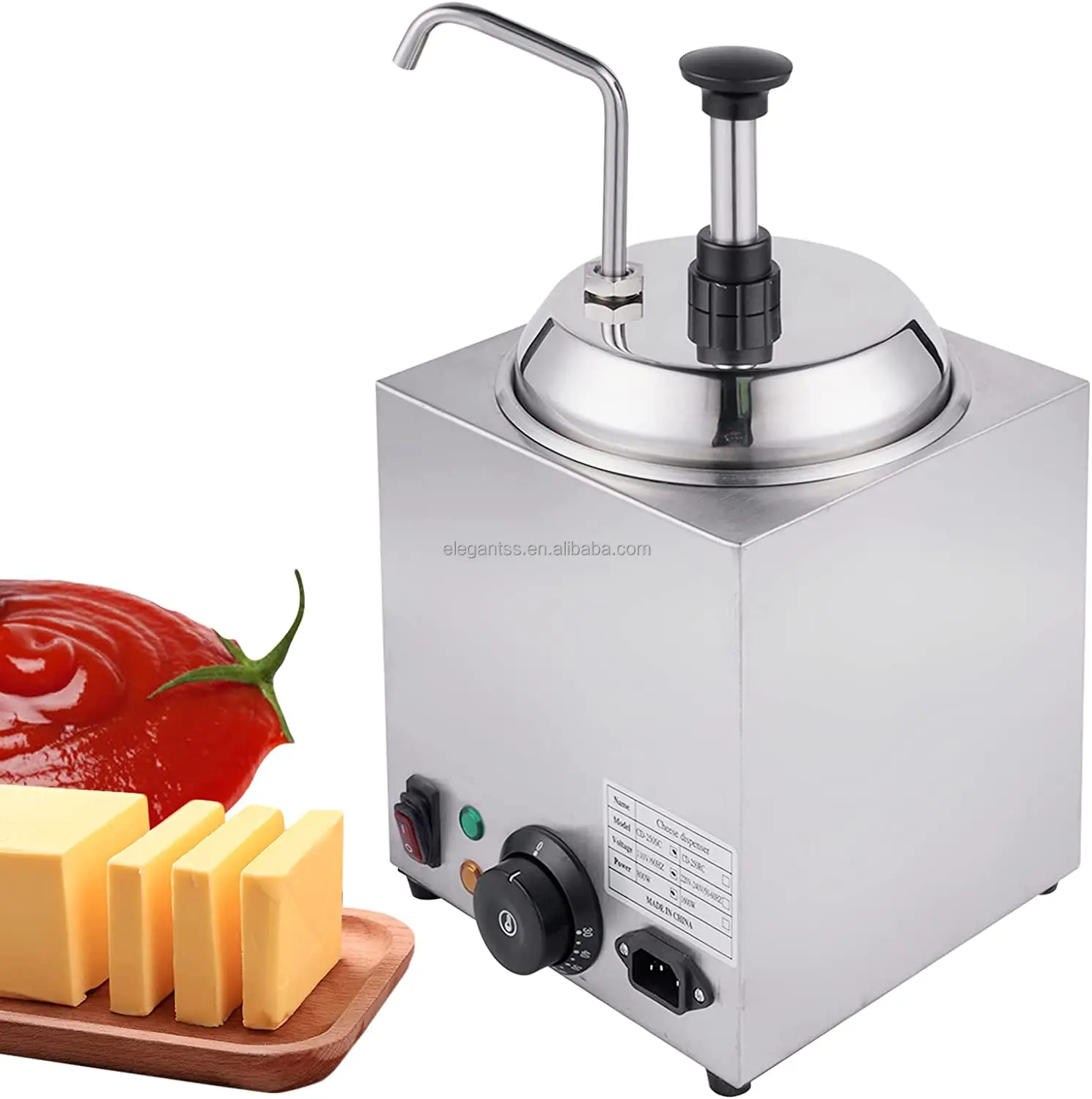 Cooking Dispenser Machine Stainless Steel Condiment Dispenser Electric Dispenser Kitchen ...