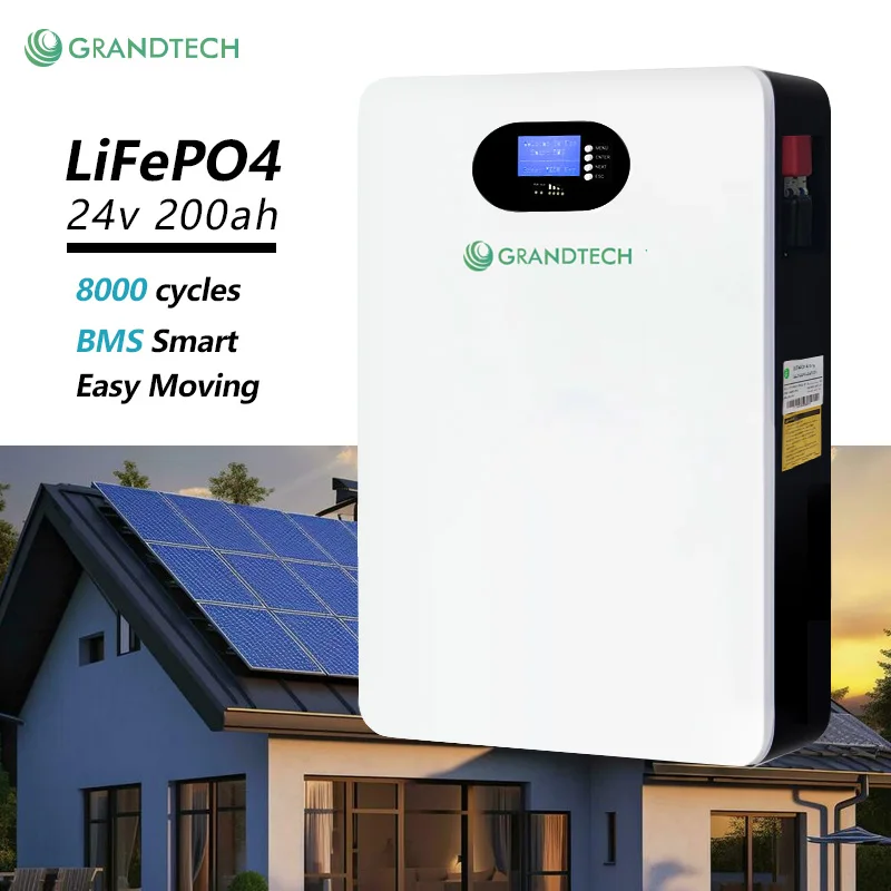 EU JAV sandėlis 12V 24v 48v 5kwh 100Ah 200Ah 300Ah 400Ah giliosios įkrovos saulės namų energijos kaupiklis atskiras LifePo4 litio geležis